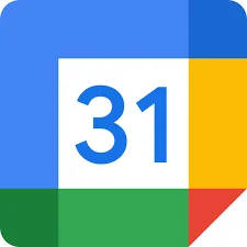 Logo Google Calendar — integrace eRozvrh s Google Workspace kalendáři
